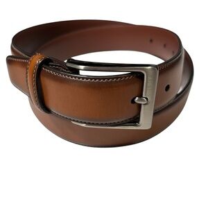 Original Penguin Genuine Leather Brown Belt Office Business Casual Men’s Size 34
